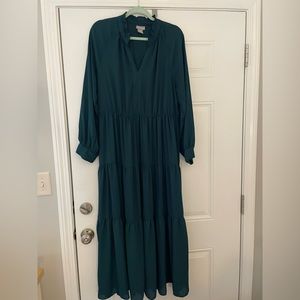 Lucky Brand Long Sleeve Maxi Dress Size XL EUC